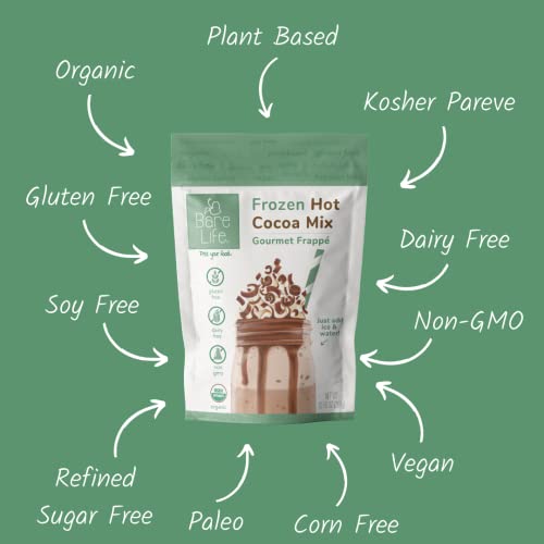  Bare Life Dairy Free Frozen Hot Cocoa - Vegan, Organic, Gluten Free, Paleo, Lactose Free, Soy Free - Perfect for Health
