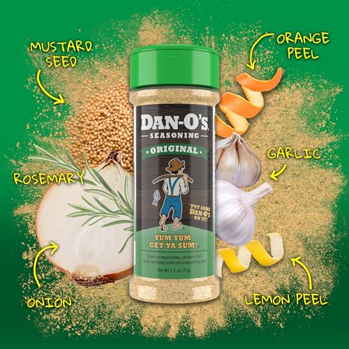 Dan-O's 8 Bottle Seasoning Set for Health-Conscious Cooks | Sugar-Free, Zero-Calorie Seasoning Kit | Ideal for Grilling