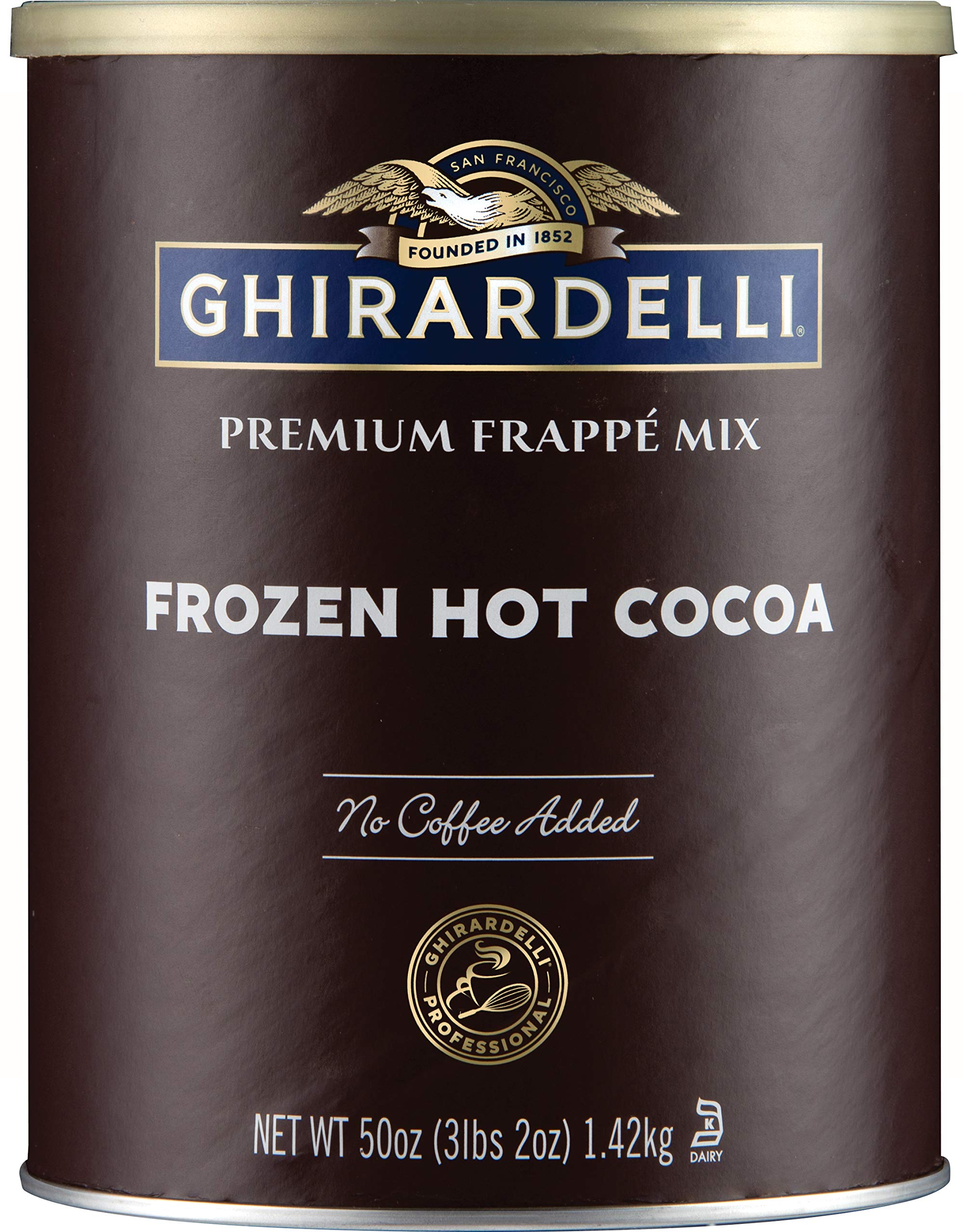 Ghirardelli Frozen Hot Cocoa Can, |12 Pound - Rich Chocolate Flavor for Cold Winter Nights, Perfect for Families and Fri