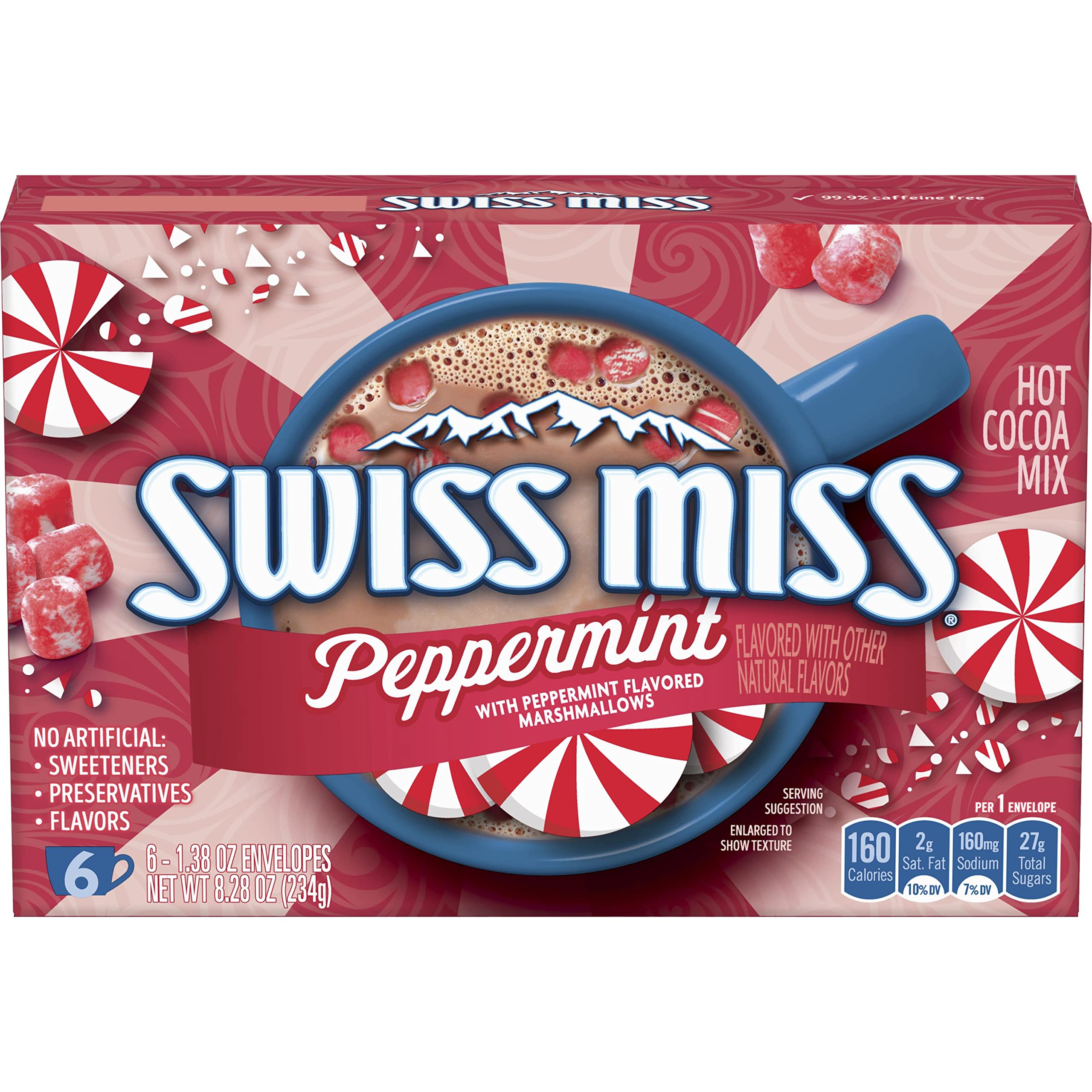  Swiss Miss Peppermint Flavored Hot Cocoa Mix for Winter Nights and Cozy Nights
| Swiss Miss Peppermint Flavored Hot Coc